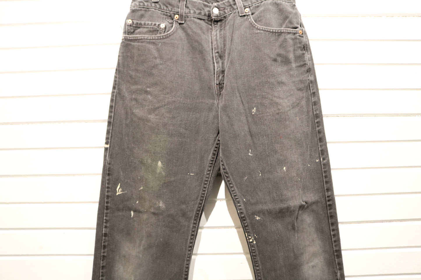 Levi's 505 Jeans | Vintage 1990s Black Denim Pants | Regular Fit Straight Leg | Classic Style