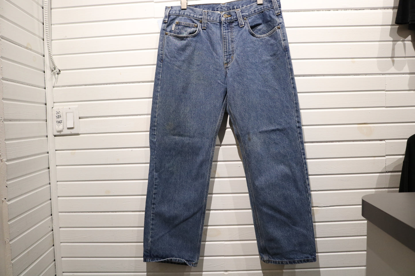 Carhartt Jeans | Vintage Traditional Fit Blue Denim Pants | Classic Workwear Style