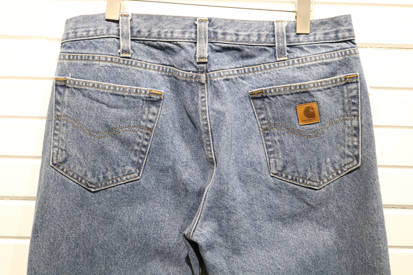 Carhartt Jeans | Vintage Traditional Fit Blue Denim Pants | Classic Workwear Style