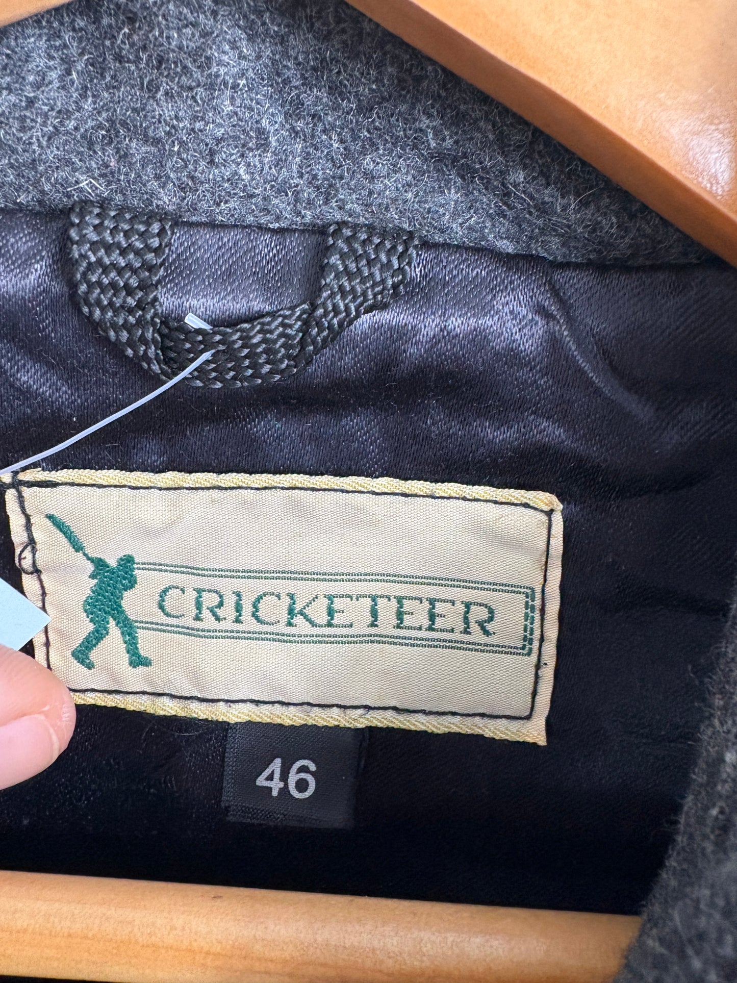 Cricketeer Wool Overcoat | Vintage Classic Grey Long Coat | Timeless Outerwear