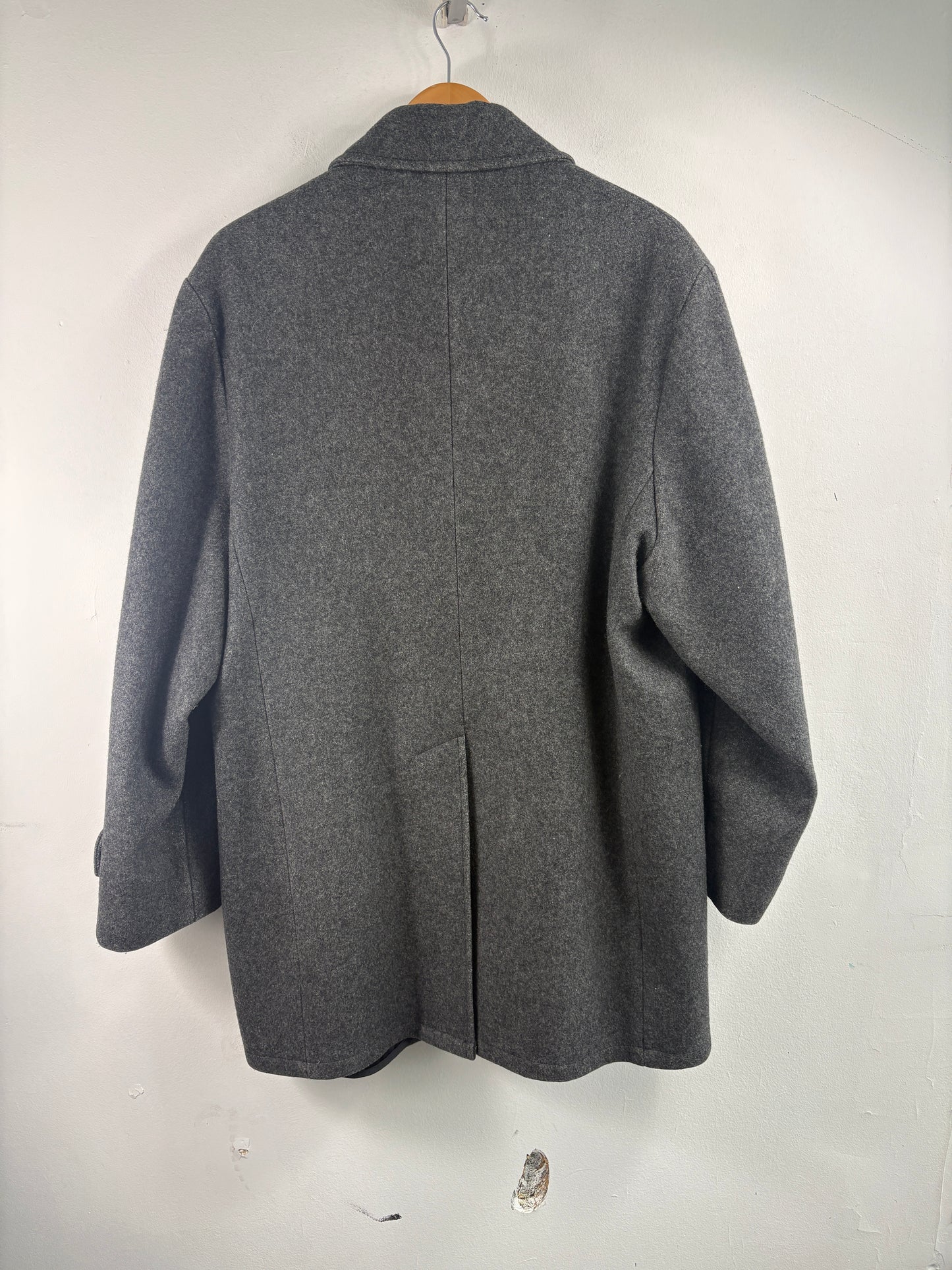 Cricketeer Wool Overcoat | Vintage Classic Grey Long Coat | Timeless Outerwear