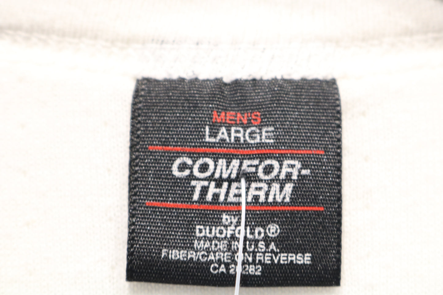 Duofold Thermal Shirt | Vintage Comfor-Therm White Long Sleeve Top | Men's Cozy Layering Tee