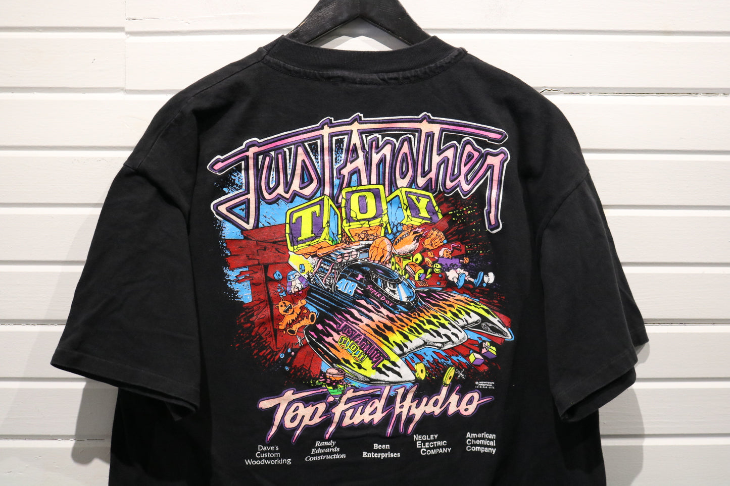 Just-Another-Toy Top Fuel Hydro T-Shirt | Vintage 90s Drag Boat Racing Graphic Tee | Classic Motorsport Fan Shirt