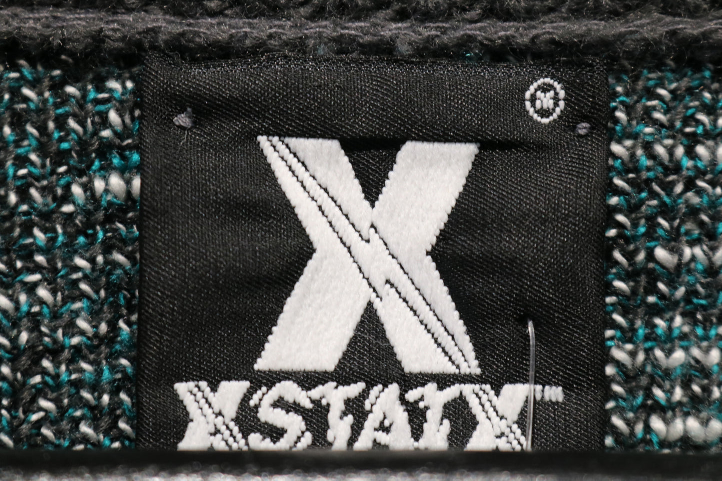 X-Statix Sweater | Vintage 90s Abstract Pattern Knit Pullover | Graphic Statement Crewneck