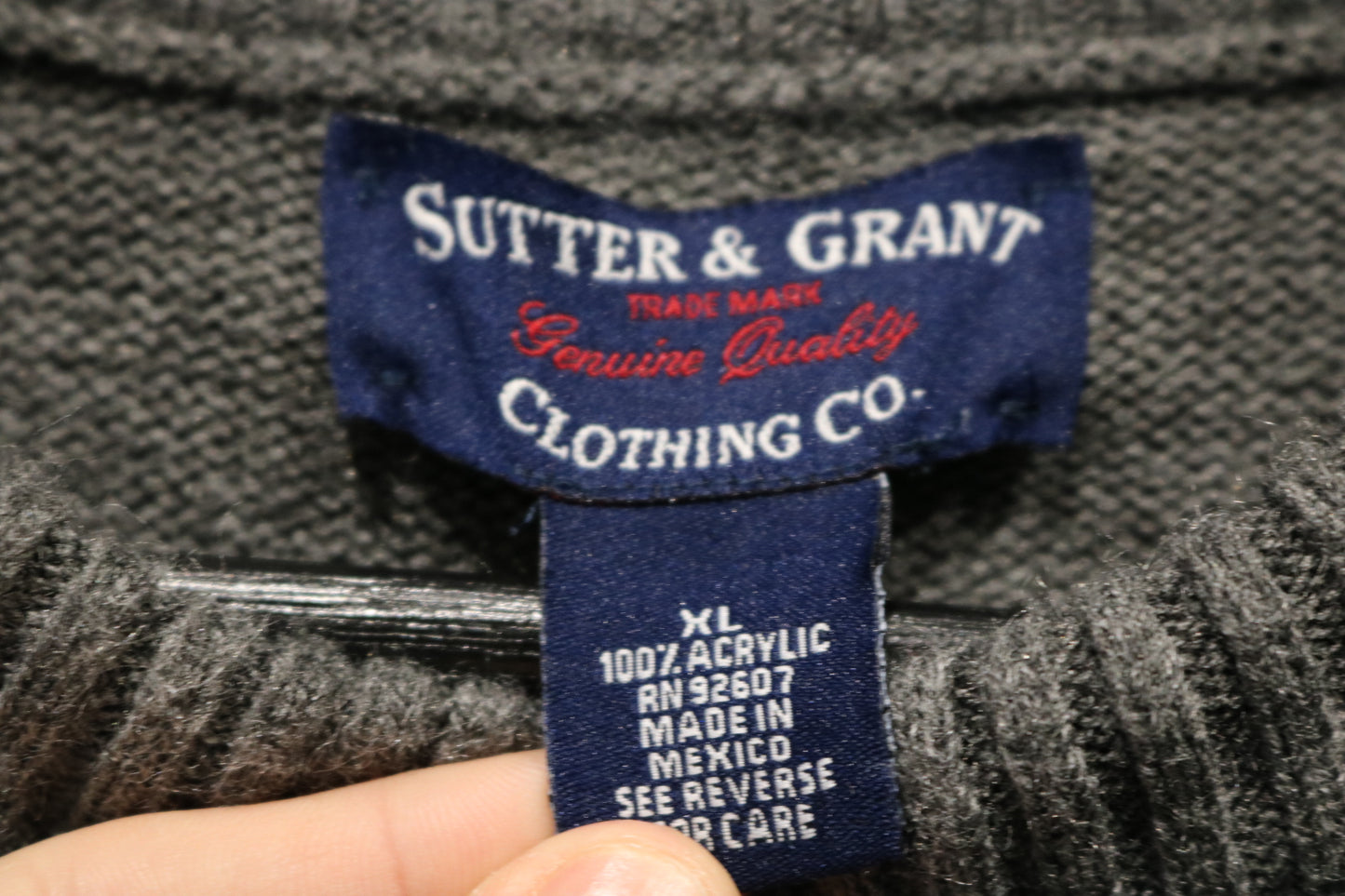 Sutter-Grant Striped Sweater | Vintage 90s Knit Pullover | Classic Crewneck Knitwear