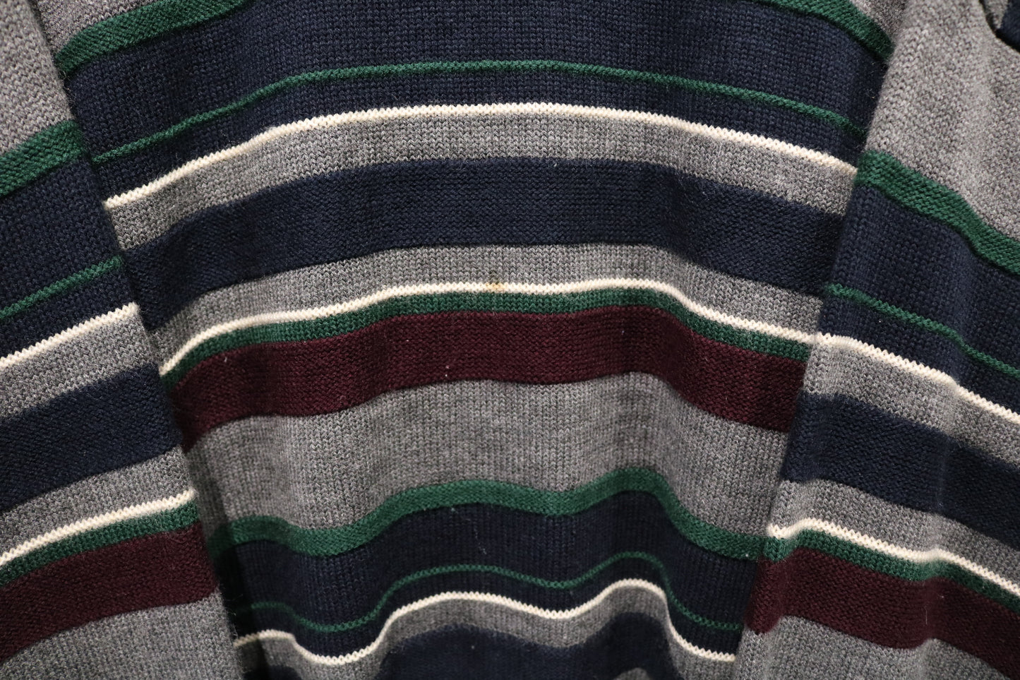 Sutter-Grant Striped Sweater | Vintage 90s Knit Pullover | Classic Crewneck Knitwear