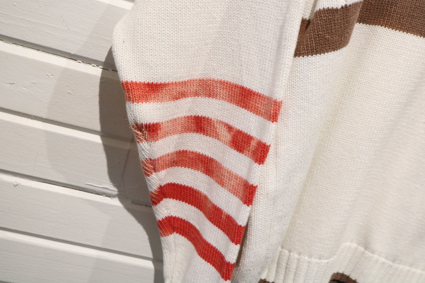 Lacoste Racing Knit Sweater | Vintage Sailing-Inspired Pullover with Stripe and Patch Details | Nautical Crewneck Sweater