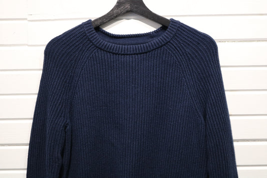 L.L.Bean Sweater | Vintage Classic Navy Knit Pullover | Unisex Warm Winter Crewneck