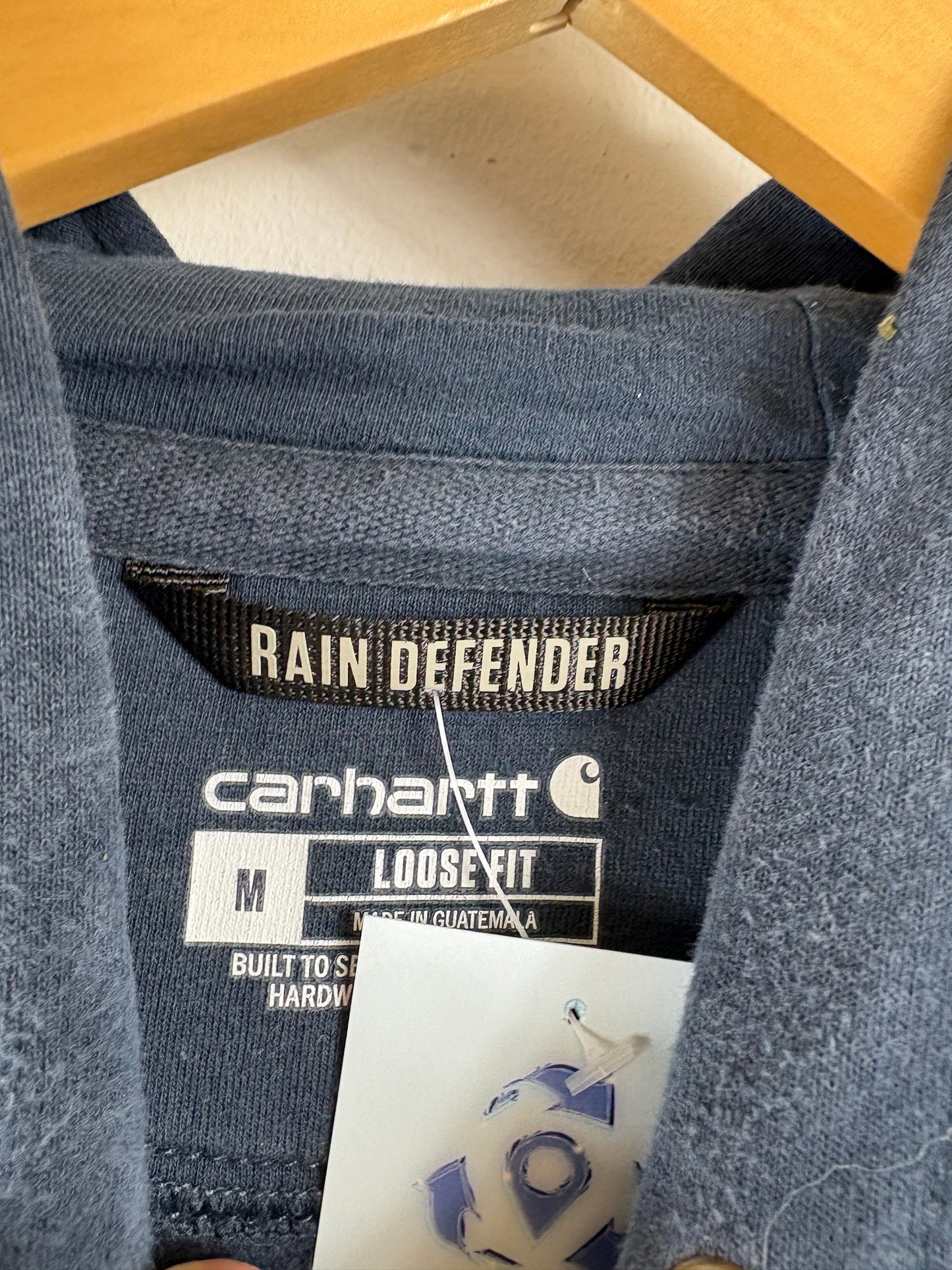 Carhartt Hoodie | Vintage Rain Defender Pullover Sweatshirt | Loose Fit Workwear Hoody
