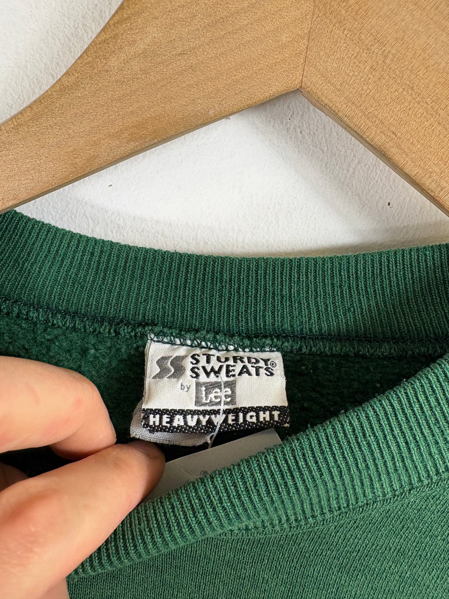 Lee Labrador Retriever Sweatshirt | Vintage 90s Animal Graphic Crewneck Pullover | Green Dog Lover Sweater