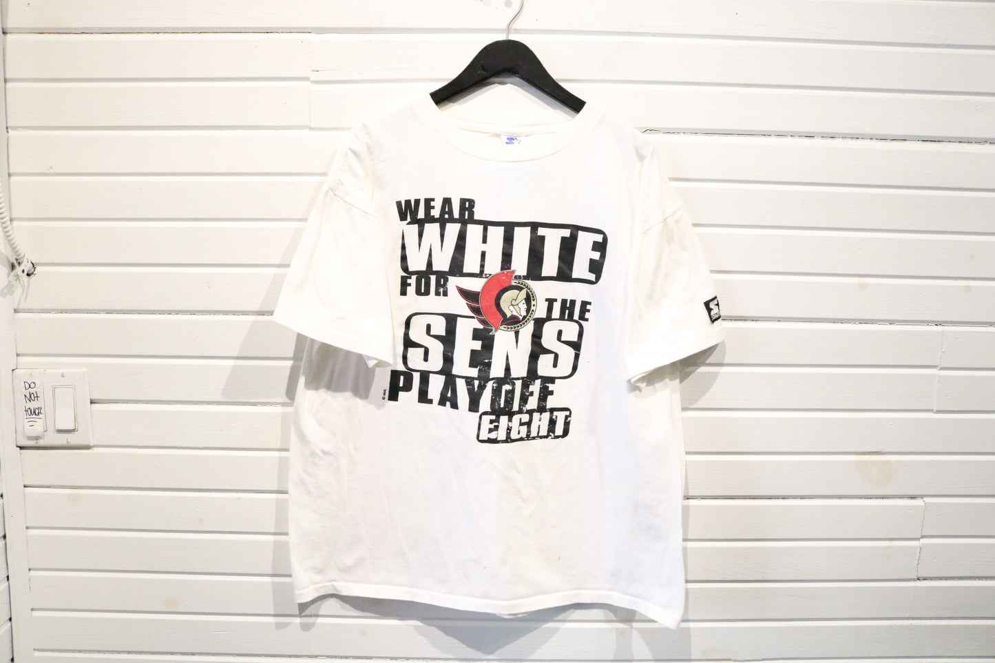 Starter Ottawa-Senators T-Shirt | Vintage 2000s NHL Playoff Graphic Tee | Ottawa Hockey Fan Shirt