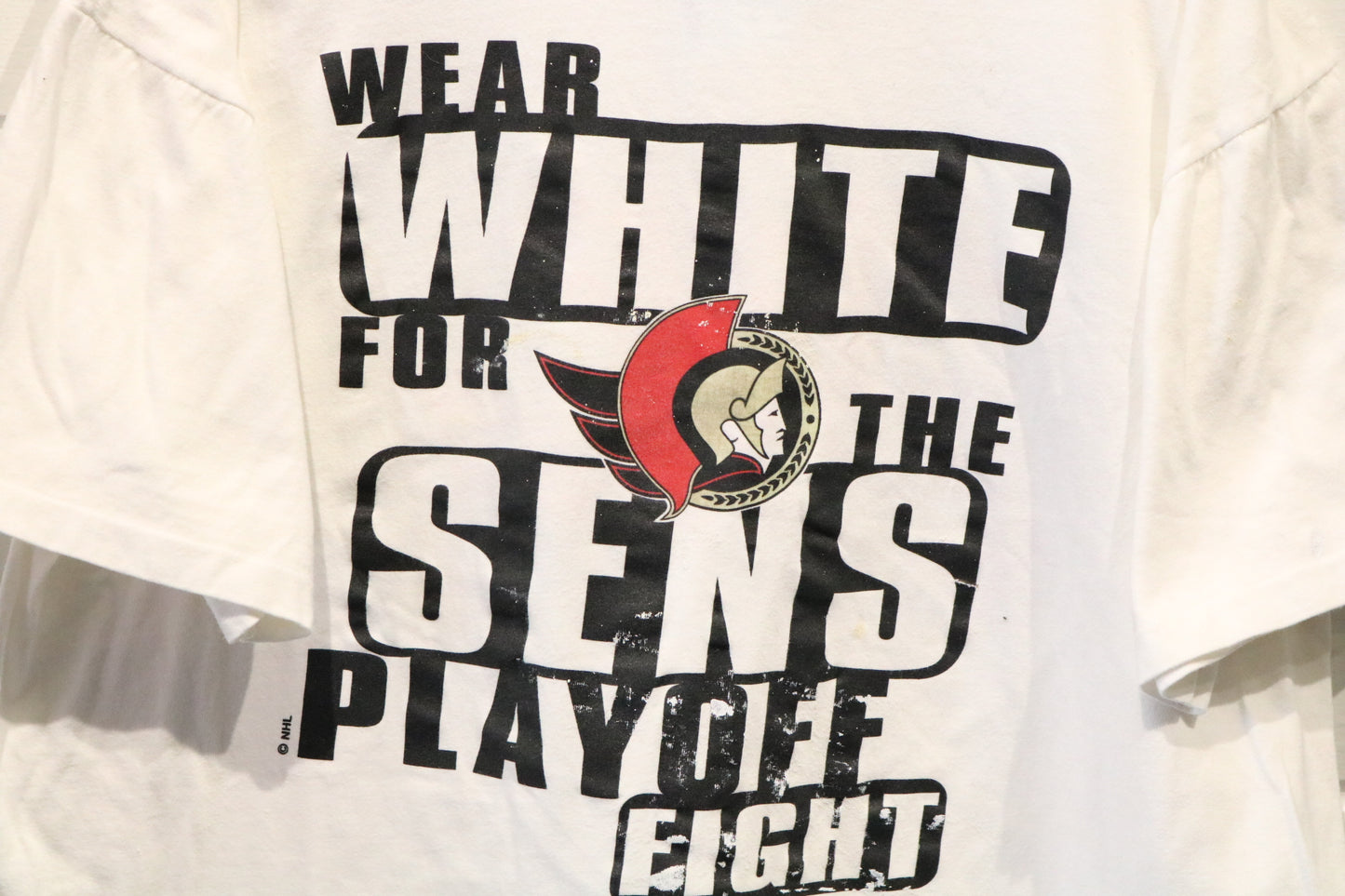 Starter Ottawa-Senators T-Shirt | Vintage 2000s NHL Playoff Graphic Tee | Ottawa Hockey Fan Shirt