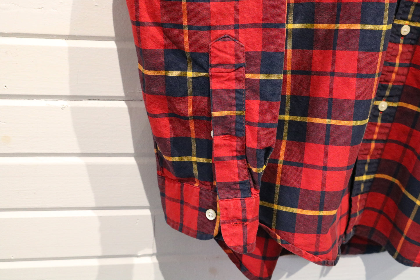 Polo Ralph-Lauren Plaid Button-Up Shirt | Vintage Classic Tartan Long Sleeve Shirt | Preppy Men's Casual Wear