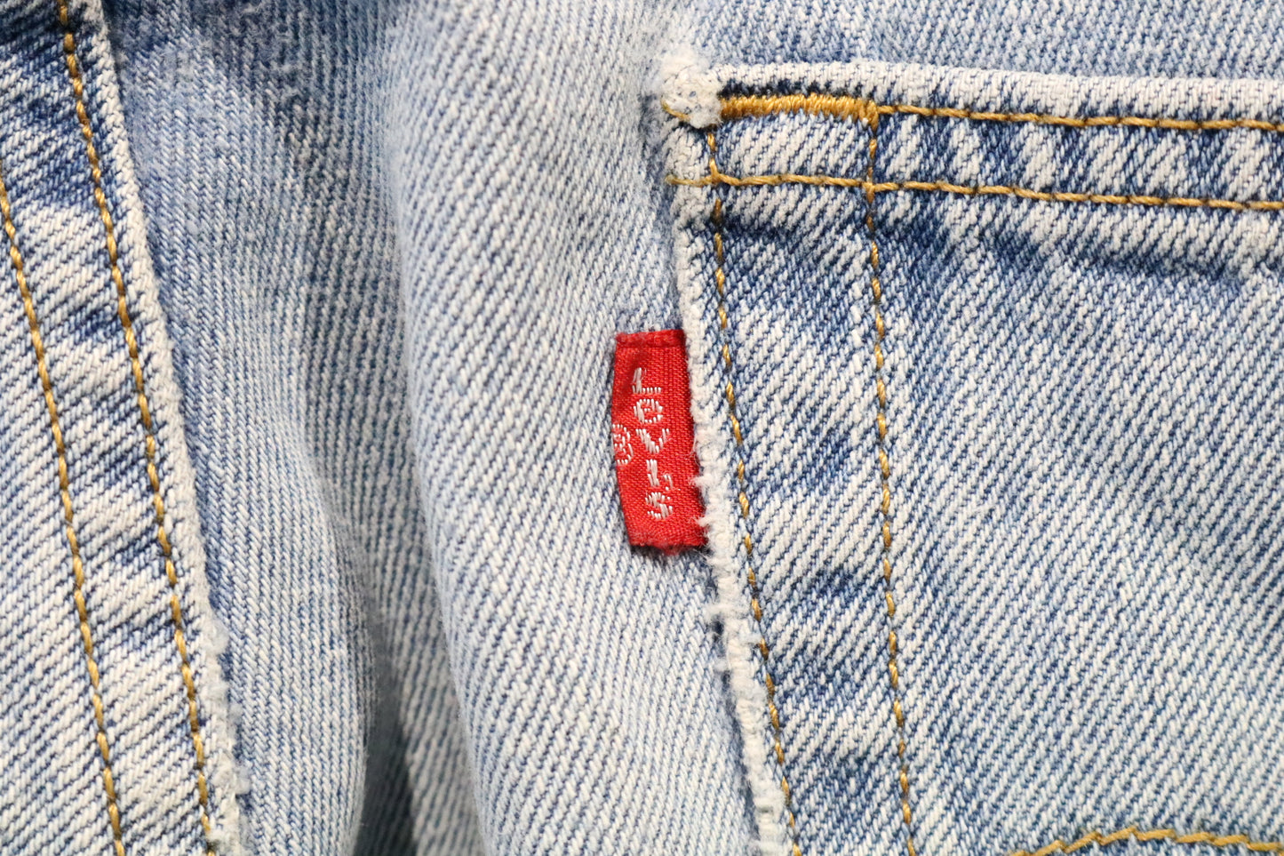 Levi's 560 Comfort-Fit Jeans | Vintage 90s Light Wash Denim with Neon Accents | Distressed Hem Urban Streetwear