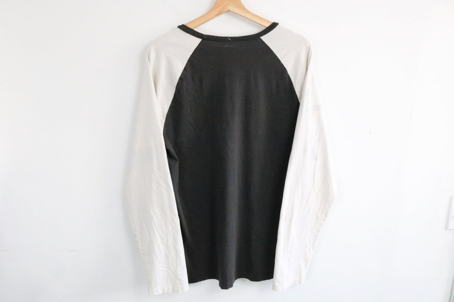 Ralph-Lauren Long Sleeve T-Shirt | Vintage 1990s Native Chief Graphic Raglan Tee | Unique Art Top