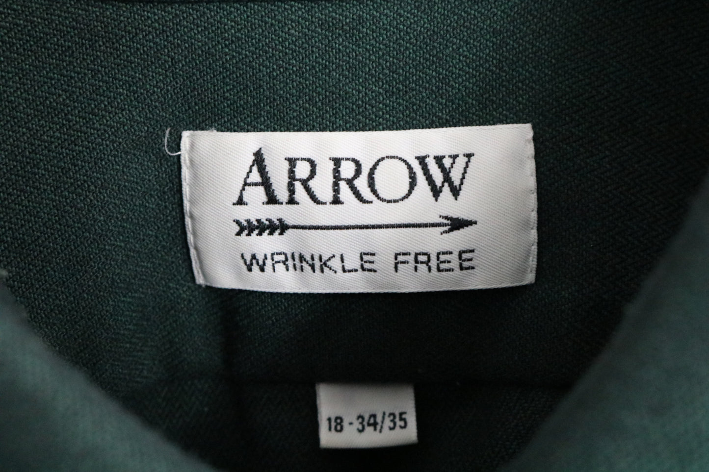 Arrow Button-Up Shirt | Vintage Classic Dress Shirt | Deep Green Oxford Shirt | Timeless Menswear