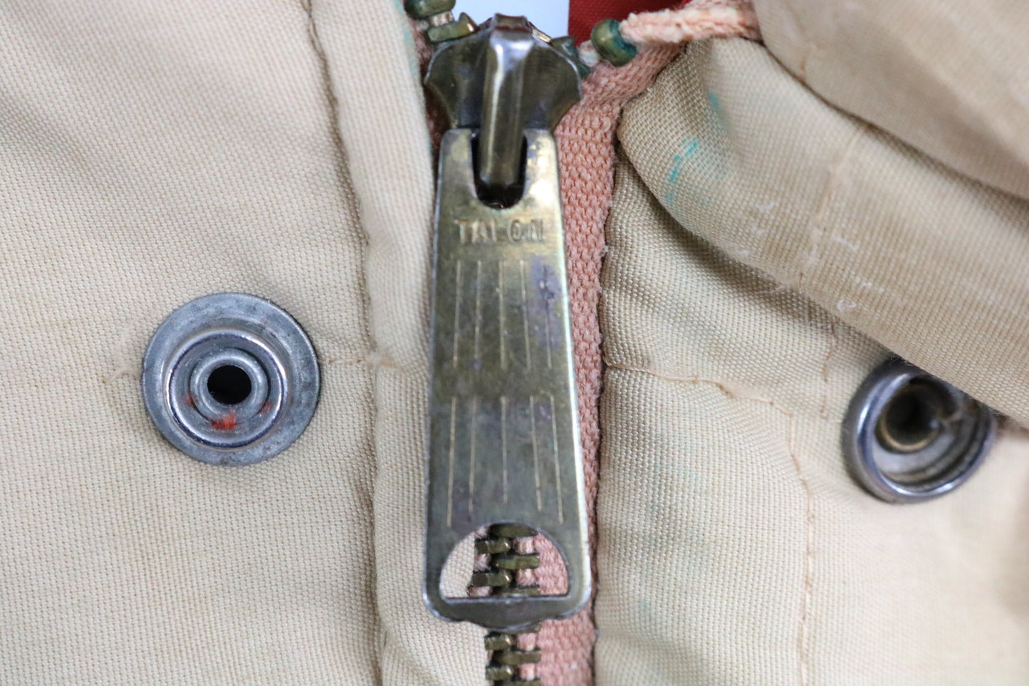 Faux Fur Hooded Parka | Vintage Quilted Insulated Winter Coat | Beige Brown Outerwear