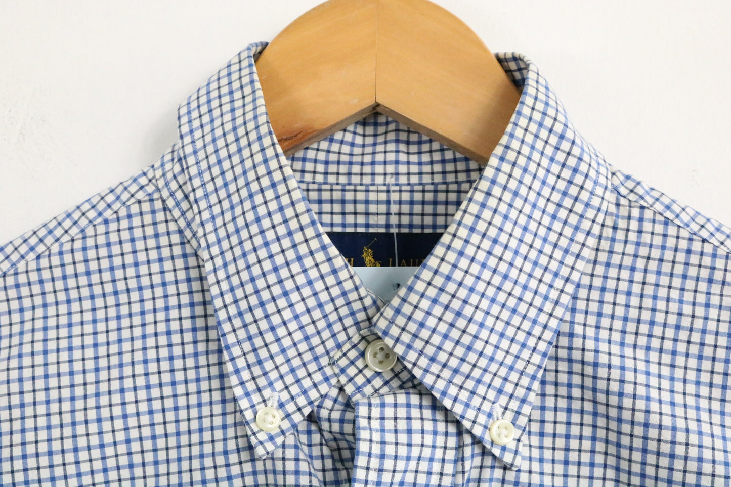 Polo Ralph-Lauren Button-Up Shirt | Vintage Classic Check Short Sleeve Shirt | Preppy Casual Shirt | Designer Men’s Shirt