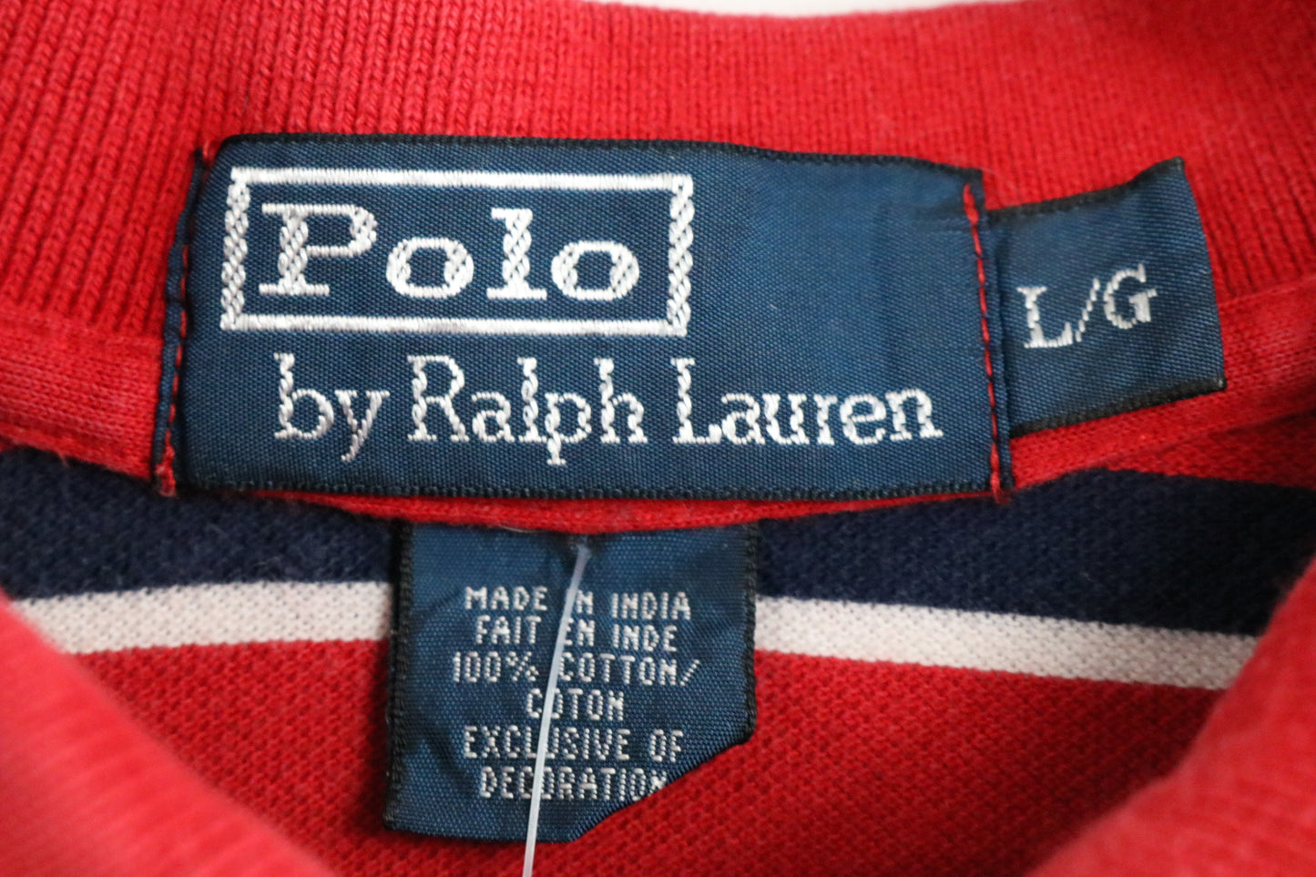 Polo Ralph-Lauren Polo Shirt | Vintage Classic Striped Polo Shirt | Preppy Casual Shirt