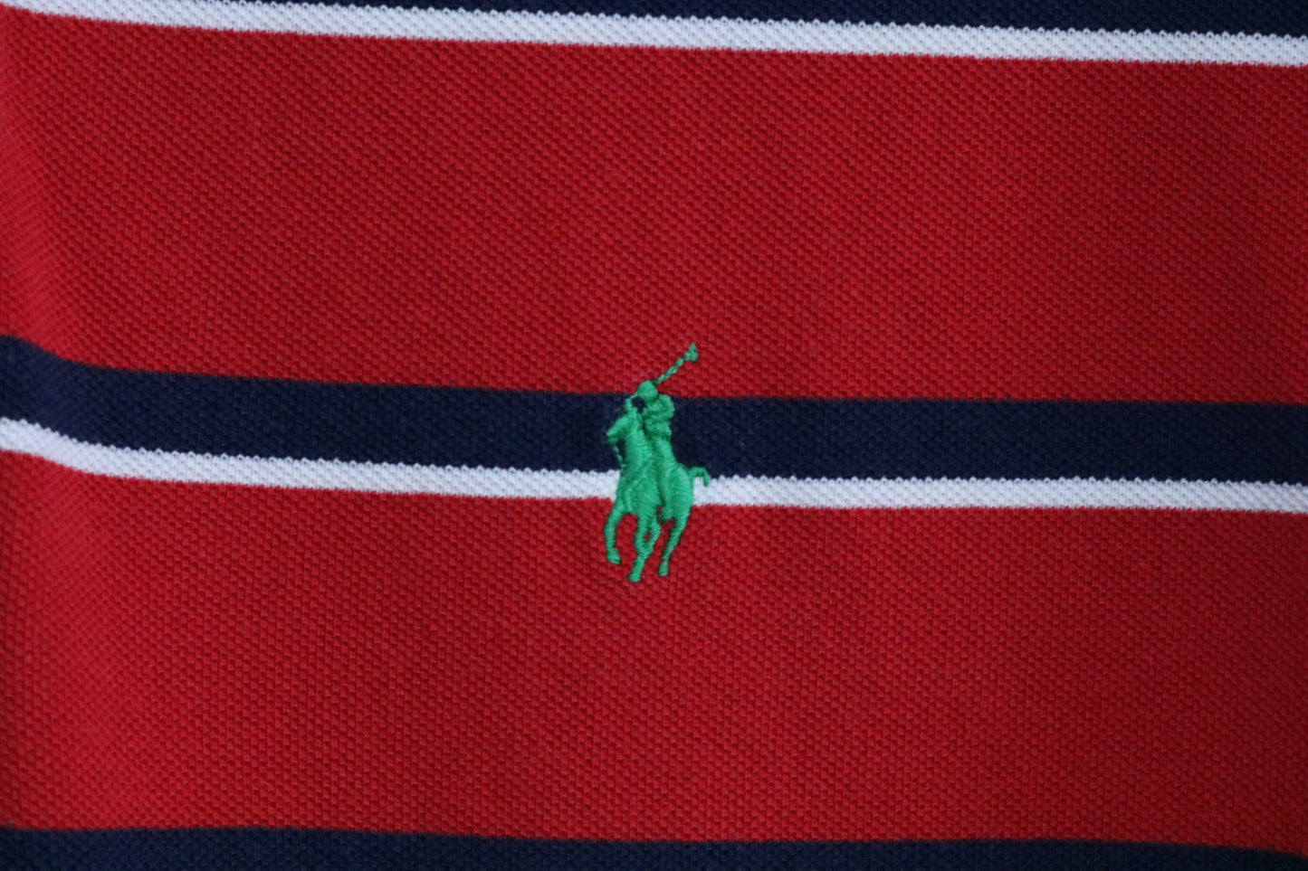 Polo Ralph-Lauren Polo Shirt | Vintage Classic Striped Polo Shirt | Preppy Casual Shirt