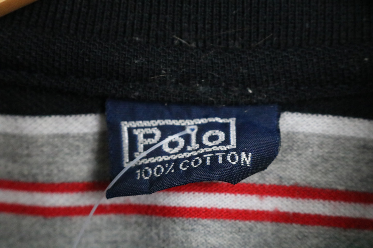 Polo Striped Polo Shirt | Vintage 90s Classic Collegiate Stripe Polo Top | Retro Short Sleeve Casualwear