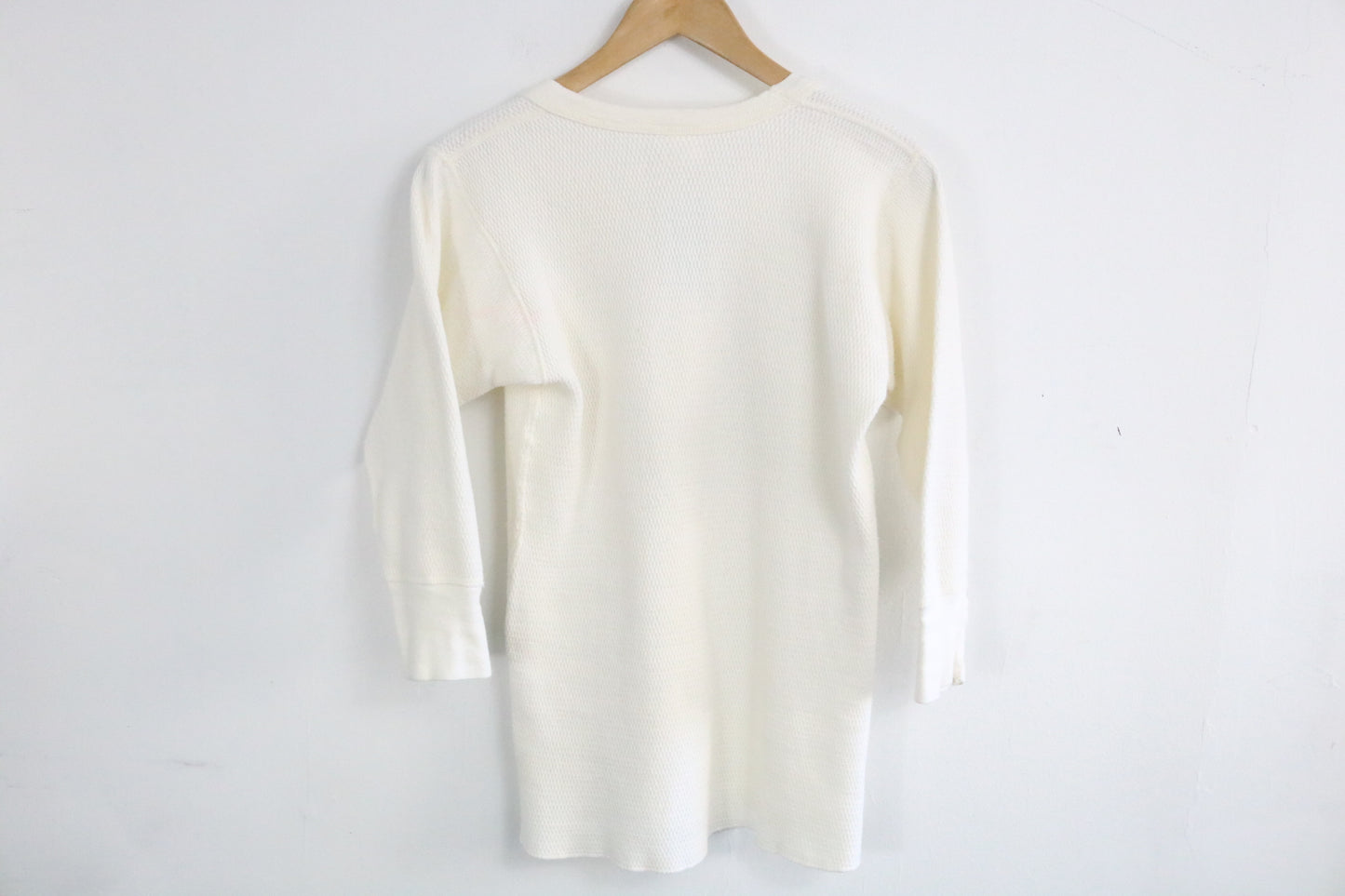 Royal-Knight Thermal Waffle Shirt | Vintage Classic Long Sleeve Layering Top | Cozy Cotton Loungewear