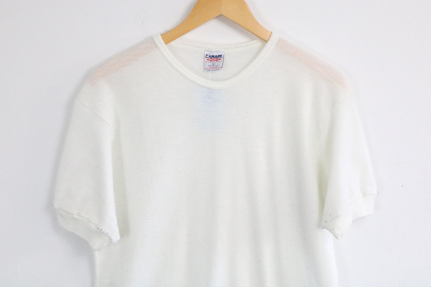 Damart Thermolactyl T-Shirt | Vintage 1980s White Thermal Knit Short Sleeve | Classic Lightweight Base Layer