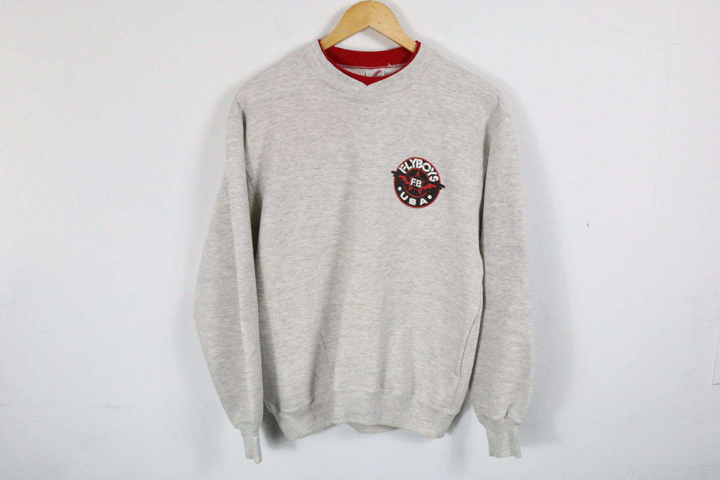 P-40 Wildcats Sweatshirt | Vintage 1990s Flyboys Aviation Graphic Pullover | Military History Crewneck