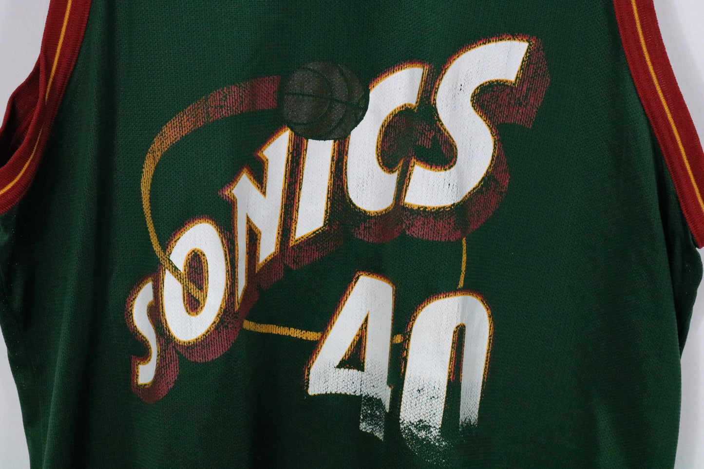 Seattle-Supersonics Champion Jersey | Vintage 90s NBA Shawn-Kemp Basketball Tank Top | Classic Sportswear