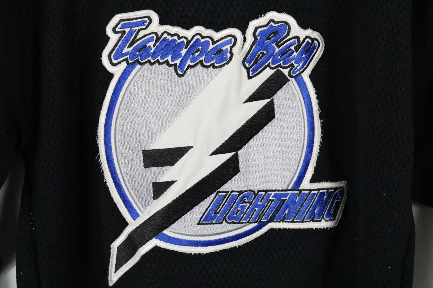 Tampa-Bay Lightning Hockey Jersey | Vintage 90s NHL Mesh Team Jersey | Classic Sportswear