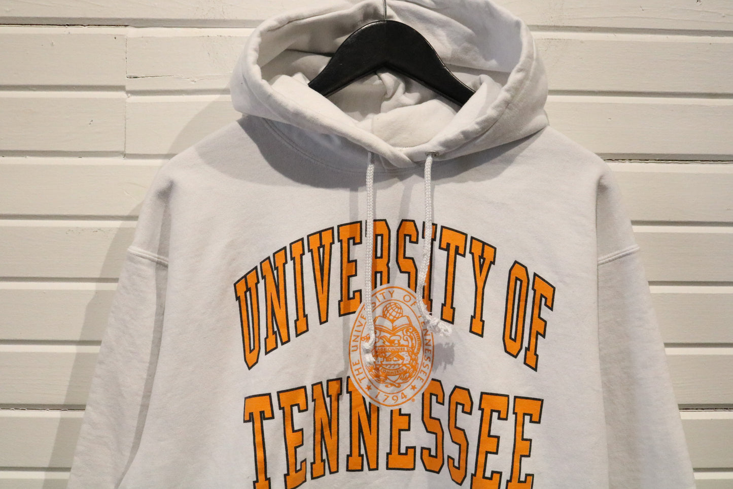 University-of-Tennessee Hoodie | Vintage 1990s Collegiate Graphic Pullover Sweatshirt | Classic Campus Wear