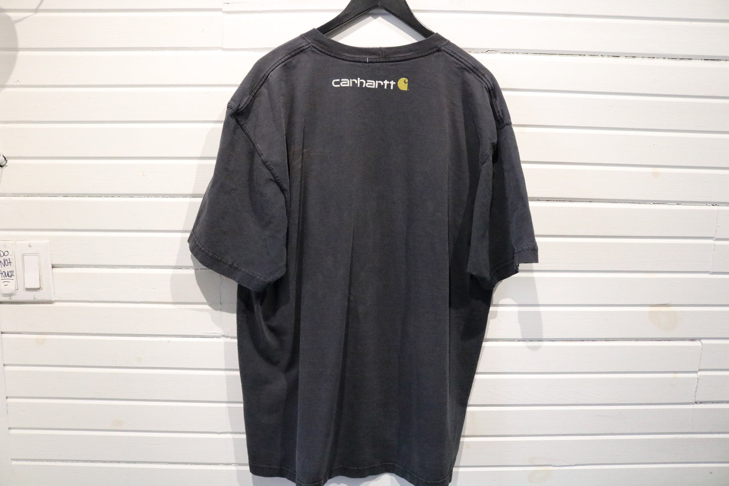 Carhartt T-Shirt | Vintage 2000s Logo Graphic Tee | Classic Workwear Short Sleeve Top