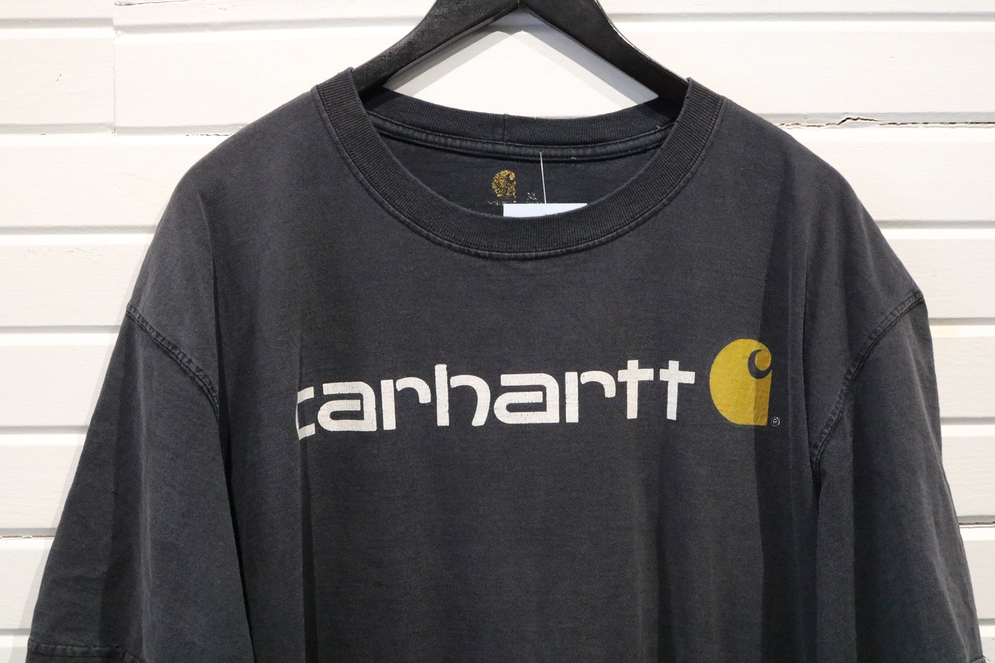 Carhartt T-Shirt | Vintage 2000s Logo Graphic Tee | Classic Workwear Short Sleeve Top