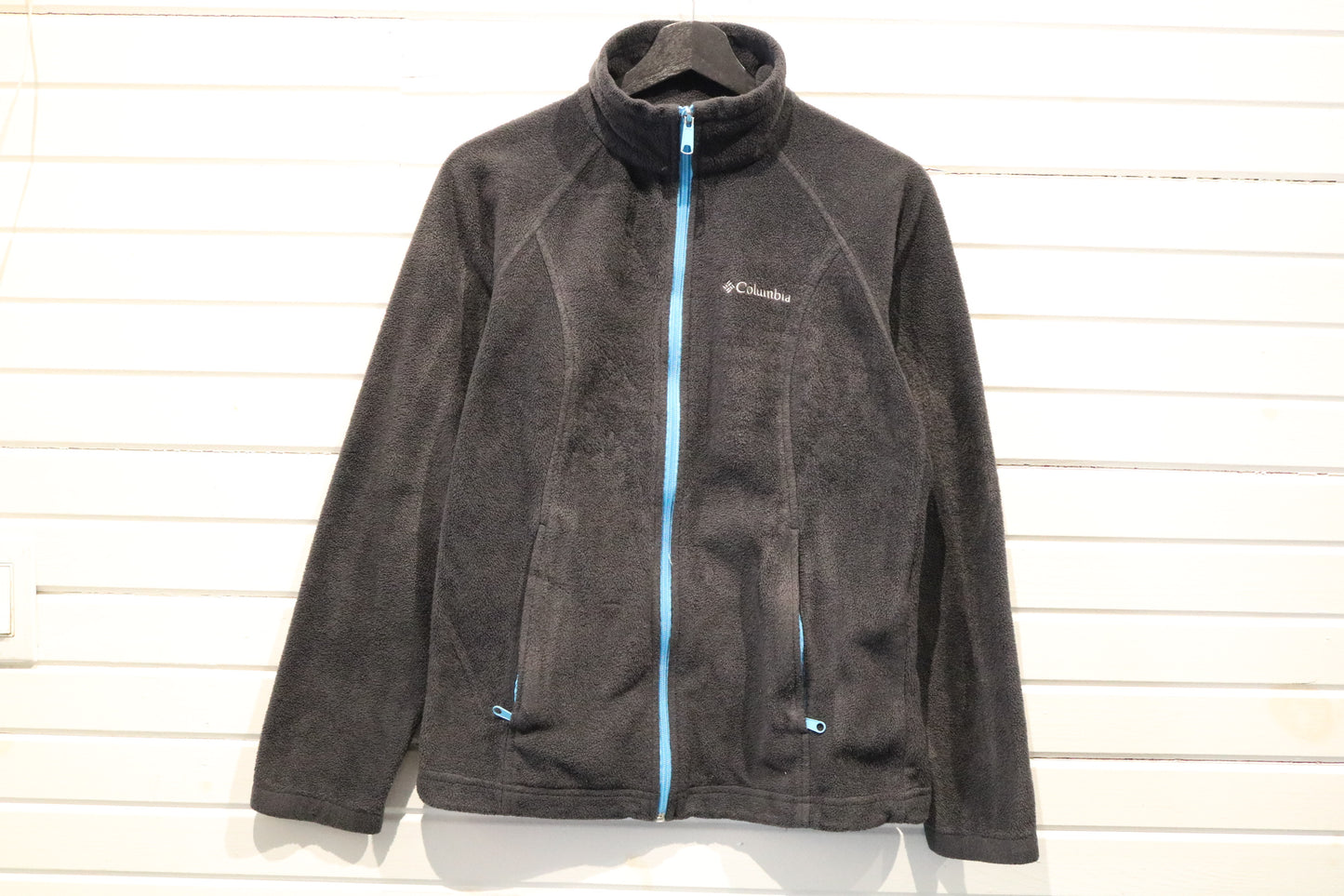 Vintage Columbia Fleece Jacket | Charcoal Full-Zip Outdoor Layer | Soft Winter Outerwear