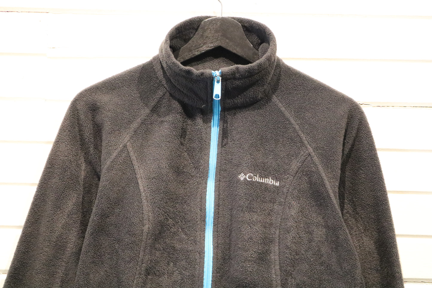 Vintage Columbia Fleece Jacket | Charcoal Full-Zip Outdoor Layer | Soft Winter Outerwear