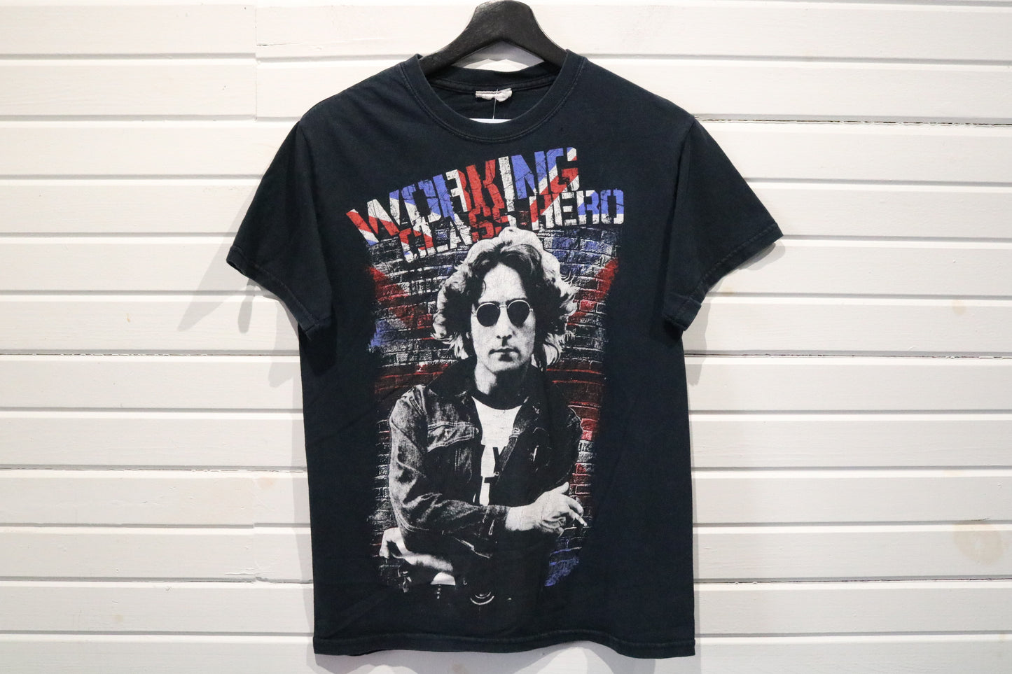 Working-Class Hero T-Shirt | Vintage Graphic John Lennon Music Tee | Classic Band Shirt