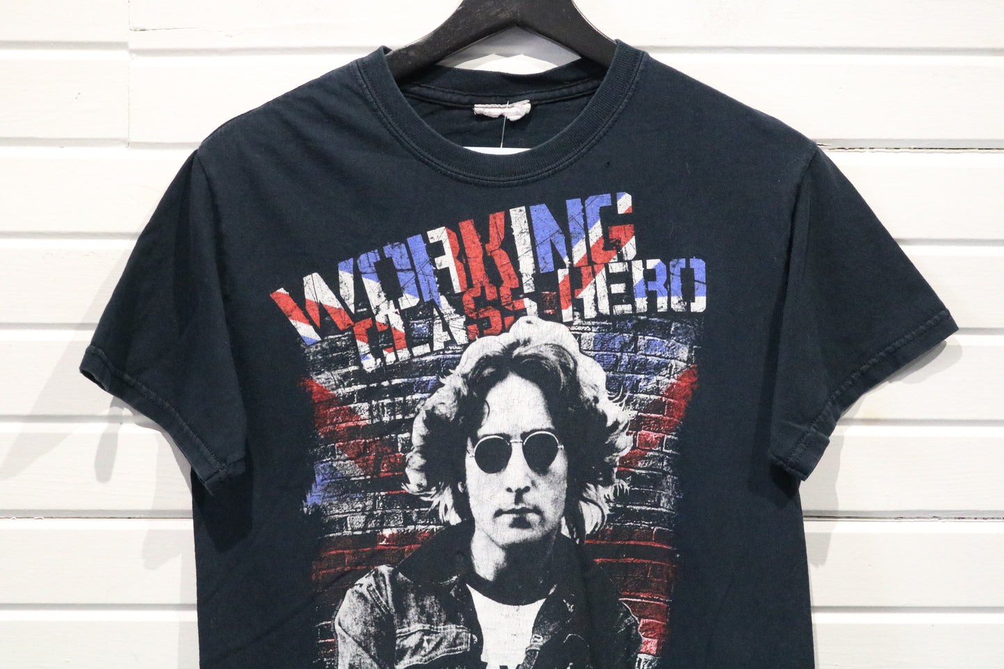 Working-Class Hero T-Shirt | Vintage Graphic John Lennon Music Tee | Classic Band Shirt