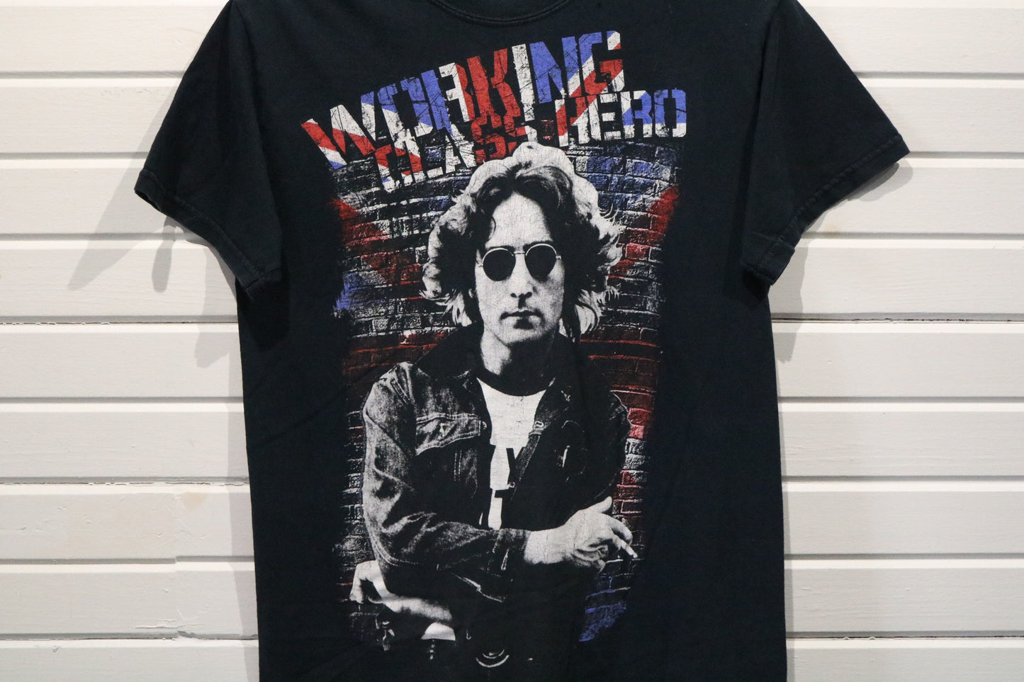 Working-Class Hero T-Shirt | Vintage Graphic John Lennon Music Tee | Classic Band Shirt