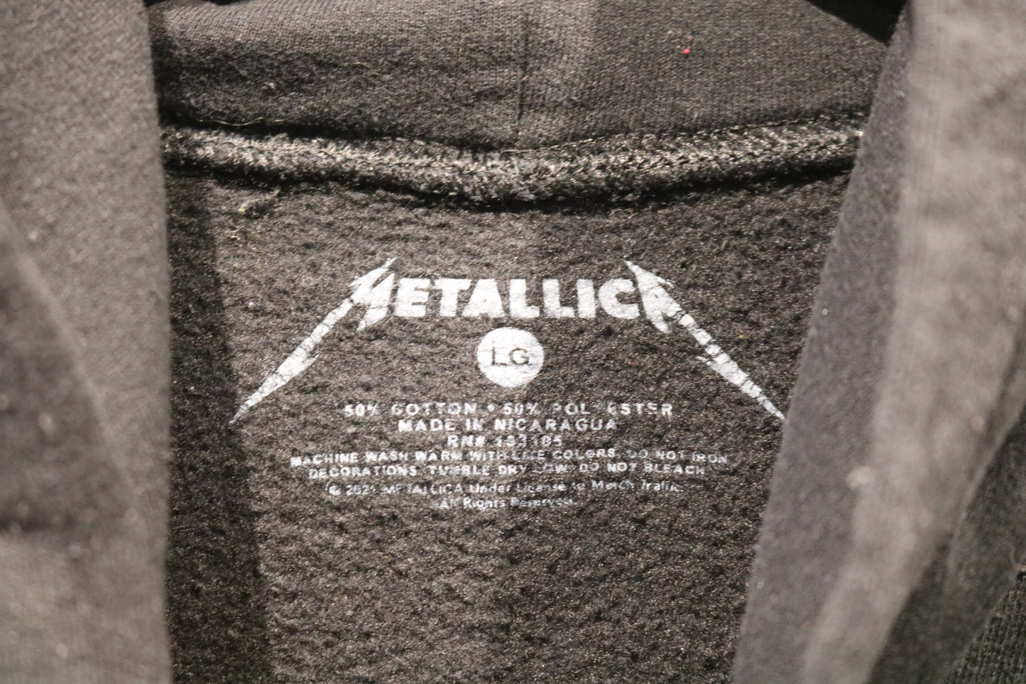 Metallica Hoodie | Vintage And Justice For All Graphic Pullover Sweatshirt | Band Tour Merch Fan Apparel
