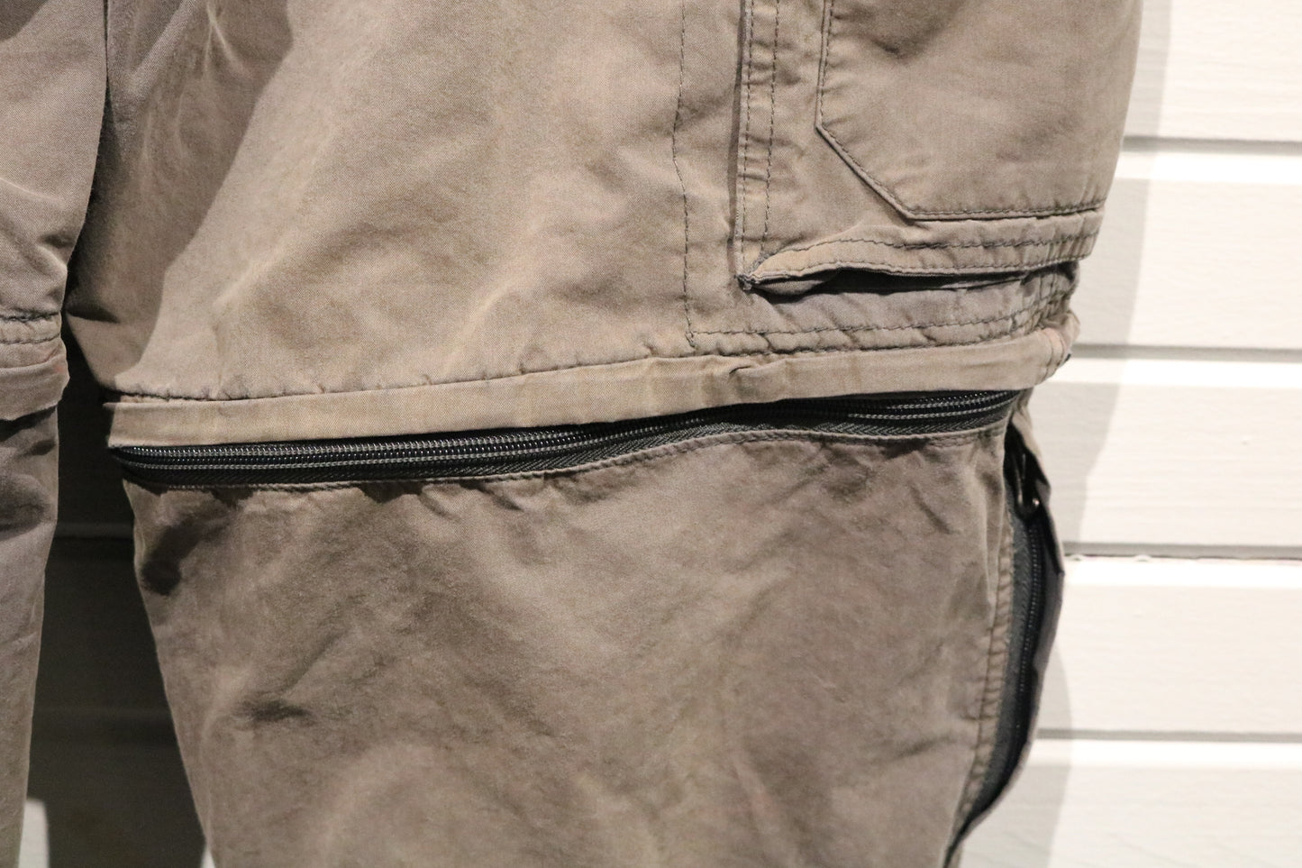 BC Clothing Cargo Pants | Vintage Convertible Zip-Off Utility Cargo Trouser | Outdoor Hiking Adventure Wear