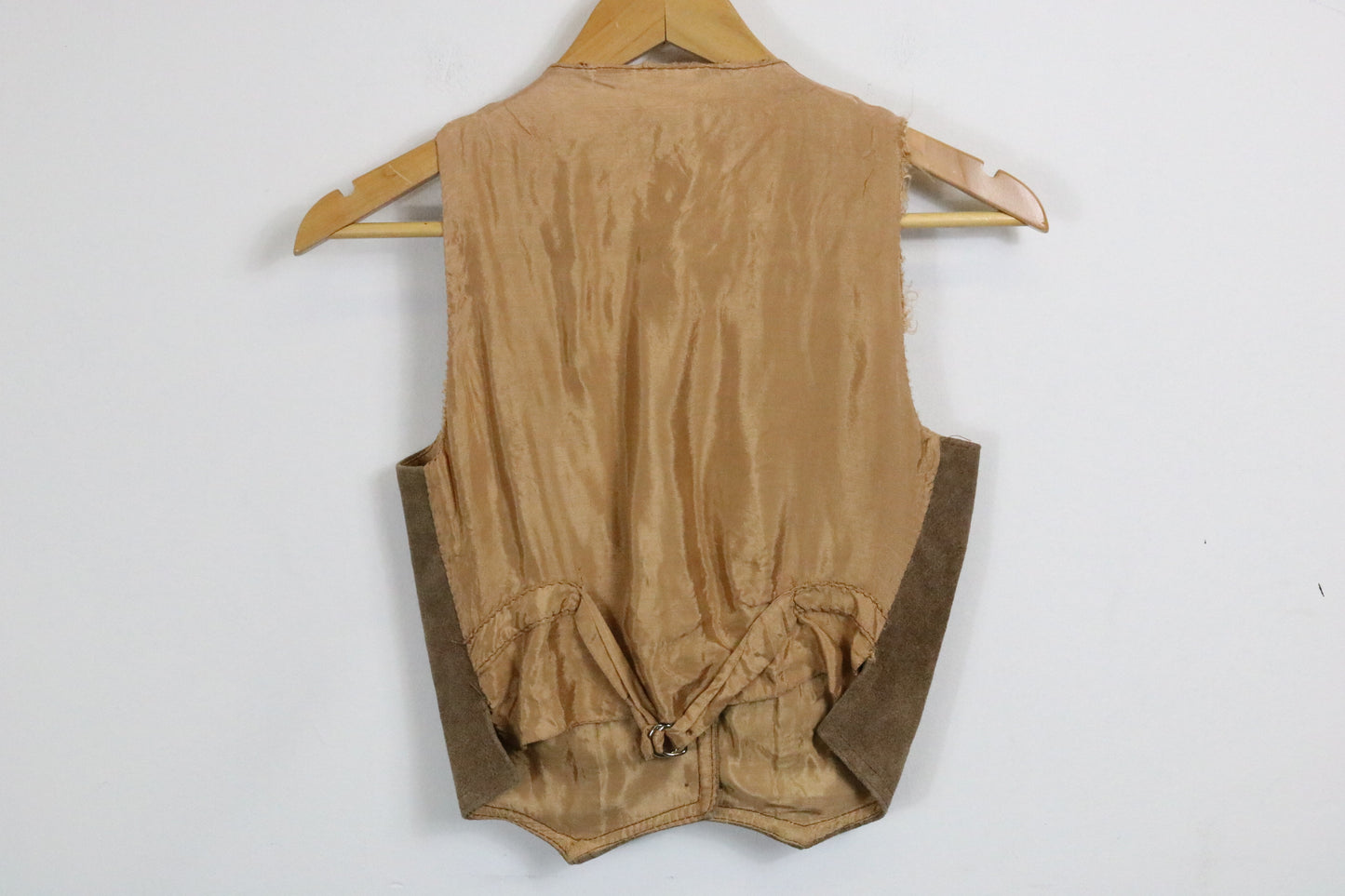 Learsi Suede Leather Vest | Vintage 1970s Brown Button-Up Western Waistcoat | Classic Argentinian Western Style