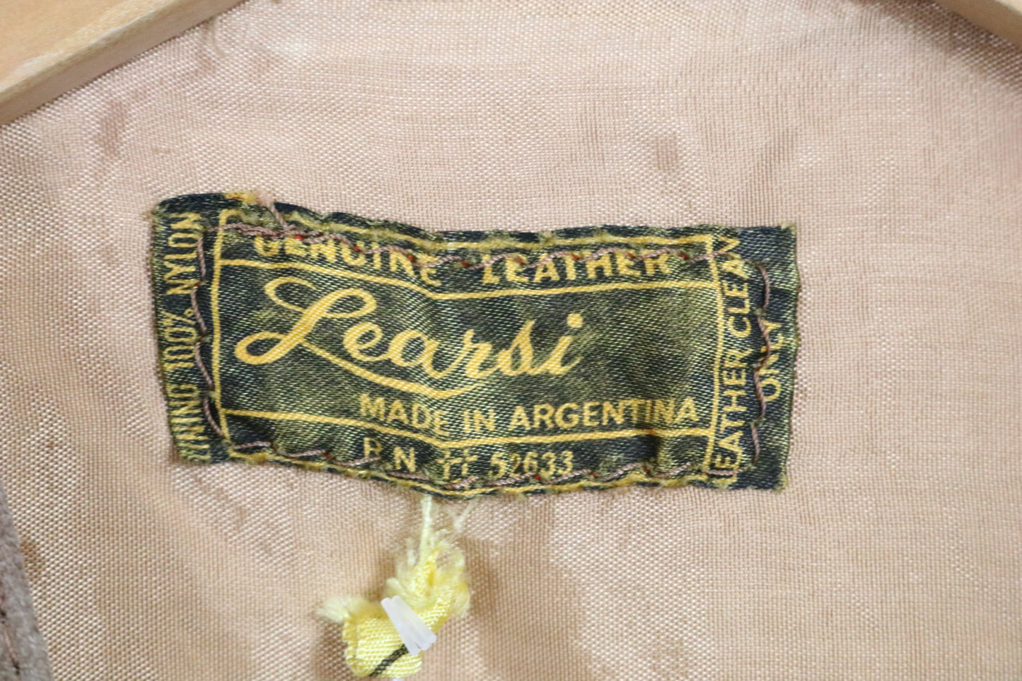 Learsi Suede Leather Vest | Vintage 1970s Brown Button-Up Western Waistcoat | Classic Argentinian Western Style