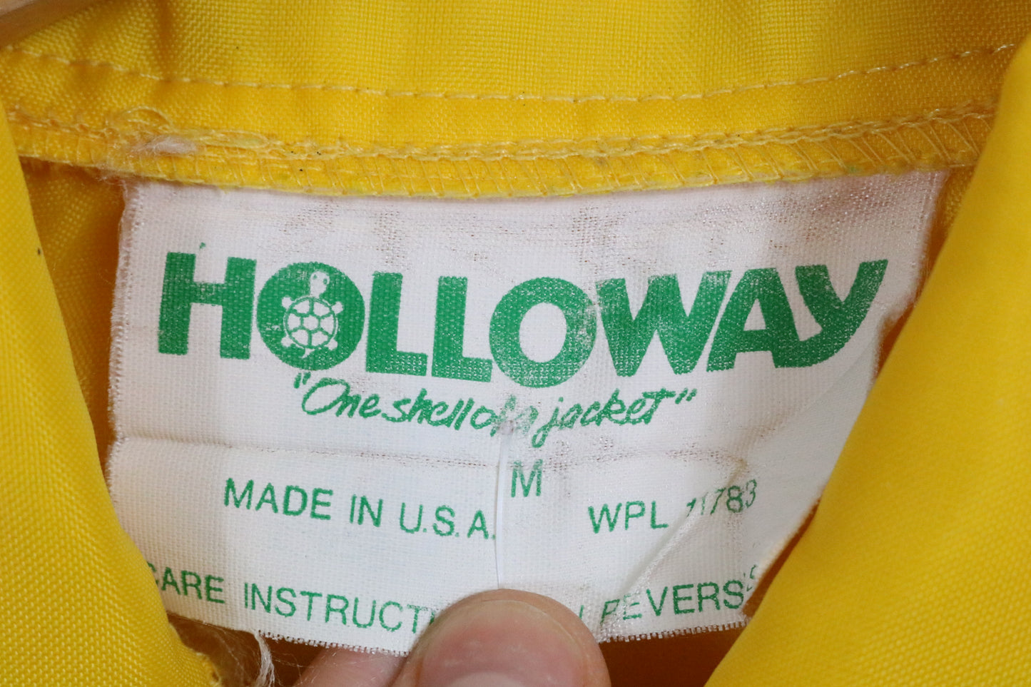 DuPont Yellow Windbreaker Jacket | Vintage 80s Utility Coat | Classic Workwear Outerwear