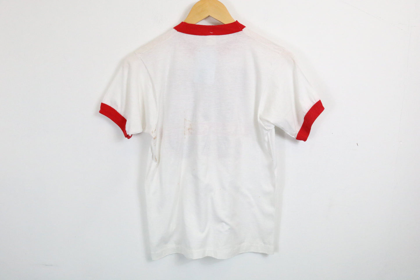 Branson MO Ringer T-Shirt | Vintage 1980s Graphic Tee | Retro Tourist Souvenir Shirt | Red Trim Top