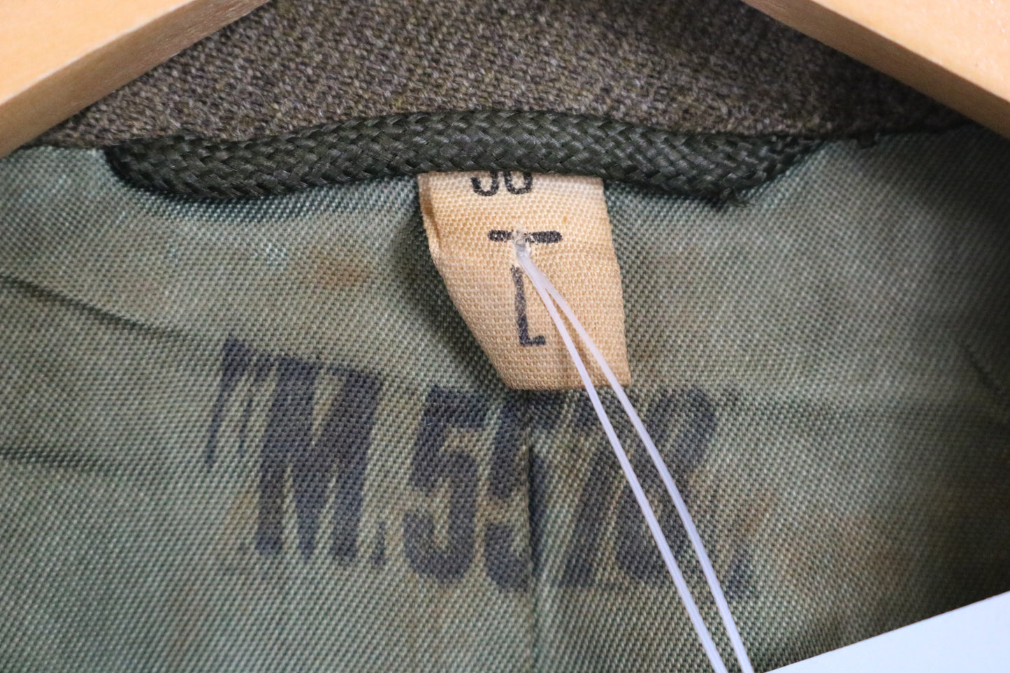 Vintage Military Jacket | 1940s Olive Green Eisenhower Style Wool Outerwear | Classic Short Dress Uniform