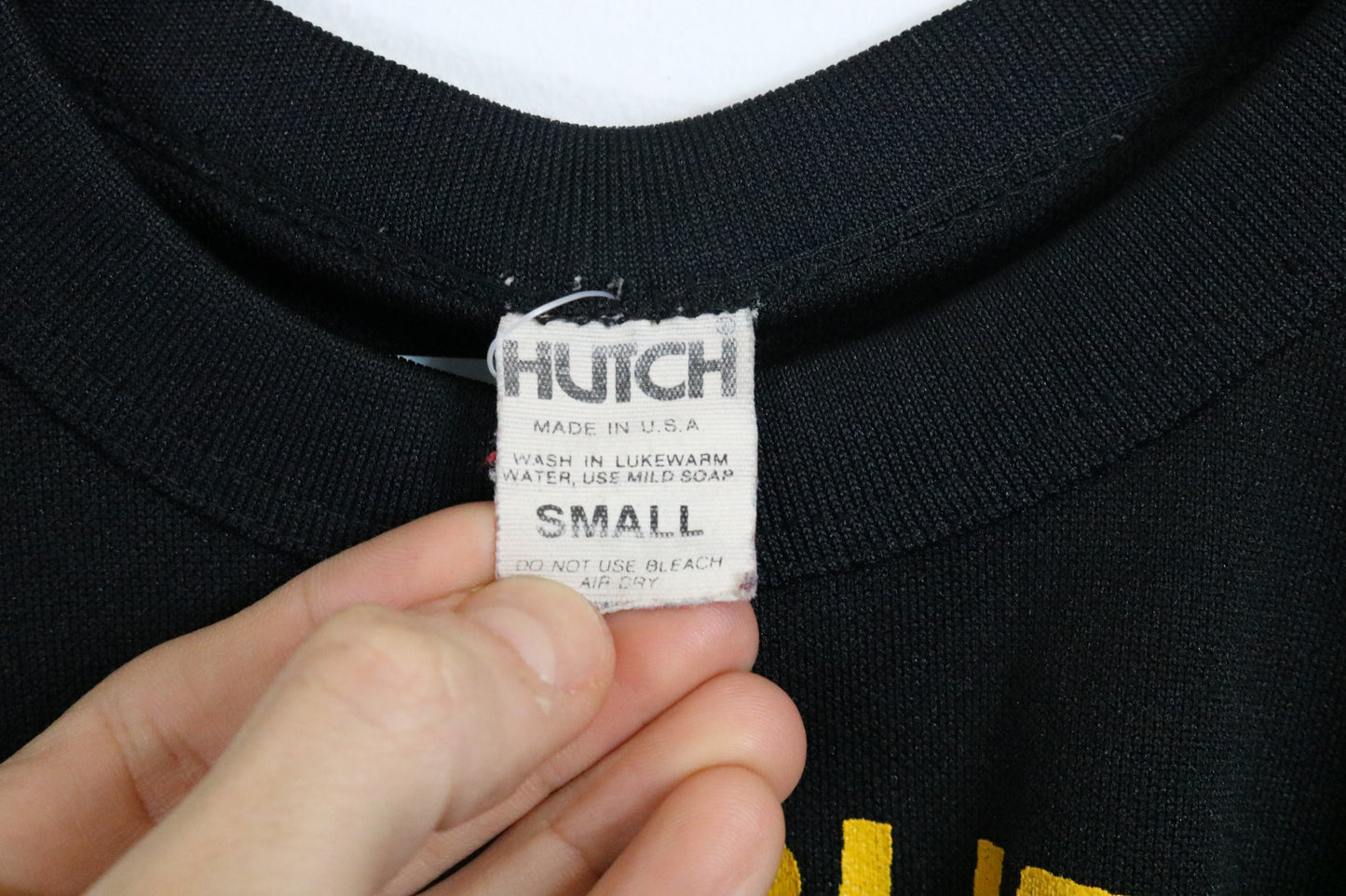 Pittsburgh Steelers 32 Jersey T-Shirt | Vintage 1970s Black & Yellow Football Tee | Classic Game Day Sportswear