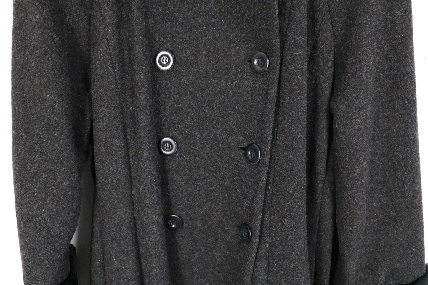 Donnybrook Coat | Vintage Faux-Fur Collar Double-Breasted Long Coat | Winter Outerwear