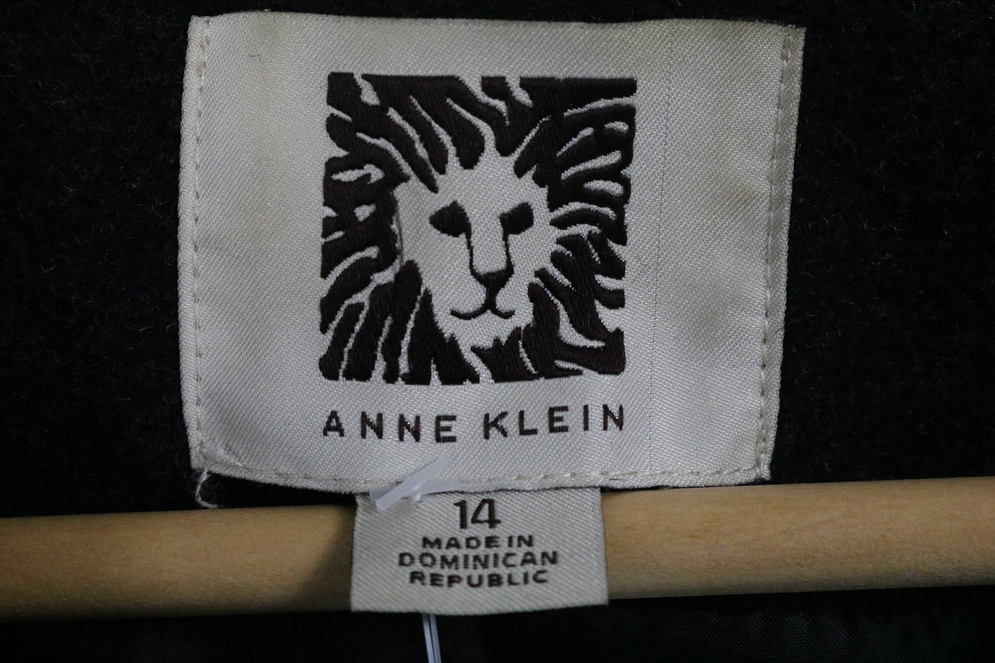 Anne-Klein Coat | Vintage Long Wool Blend Overcoat | Classic Winter Outerwear