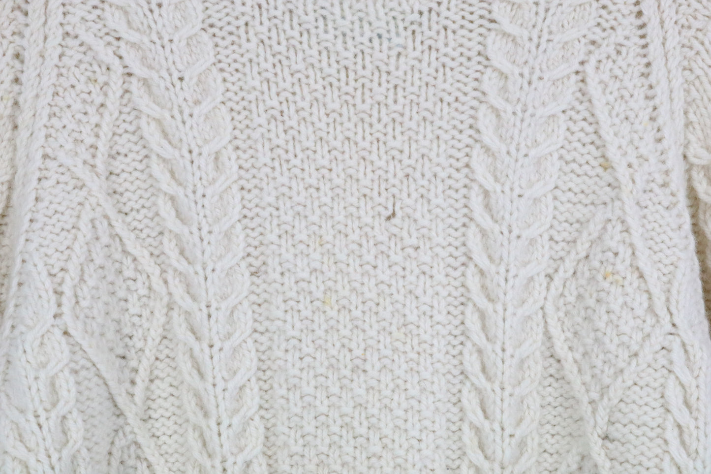 Brooks-Brothers Sweater | Vintage Chunky Cable-Knit Mock-Neck Sweater | Cozy Wool Pullover