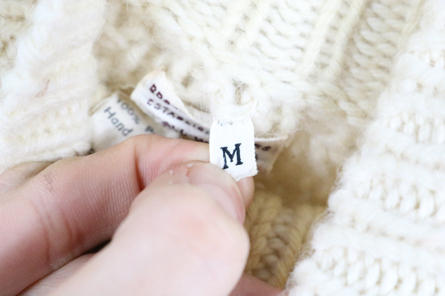Brooks-Brothers Sweater | Vintage Chunky Cable-Knit Mock-Neck Sweater | Cozy Wool Pullover